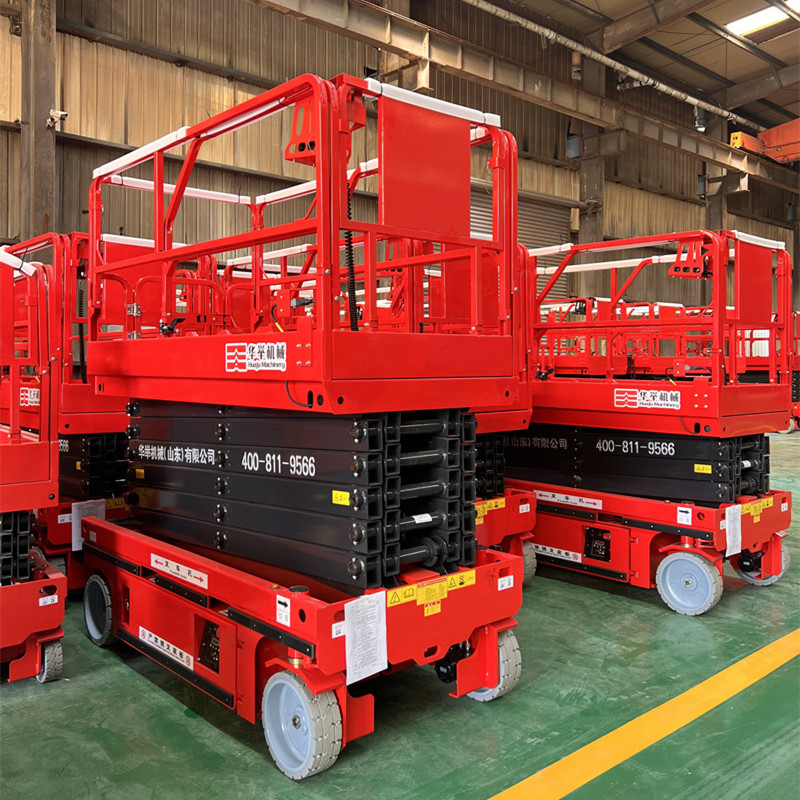 12米剪叉式高空作业平台登高车HJX1214